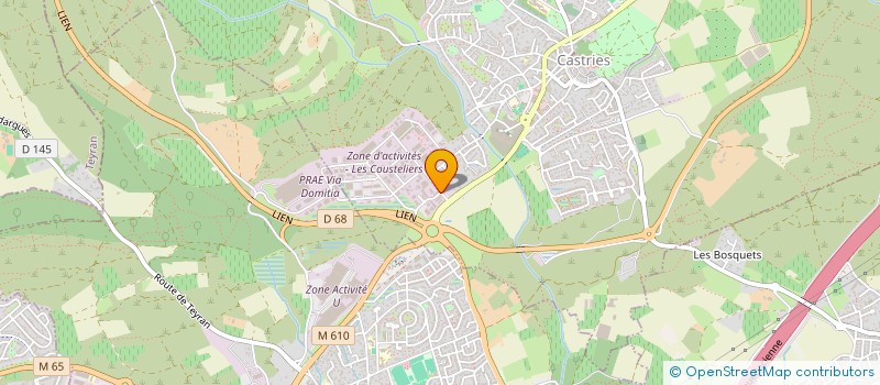 localisation de l'entreprise LEZZET RESTAURANT  CASTRIES