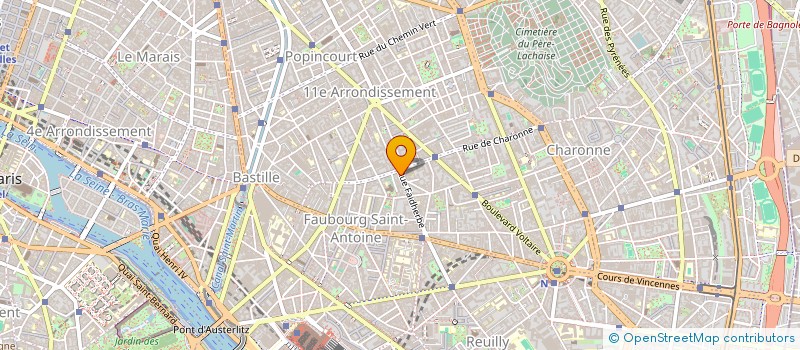 localisation de l'entreprise LF à MONTREUIL