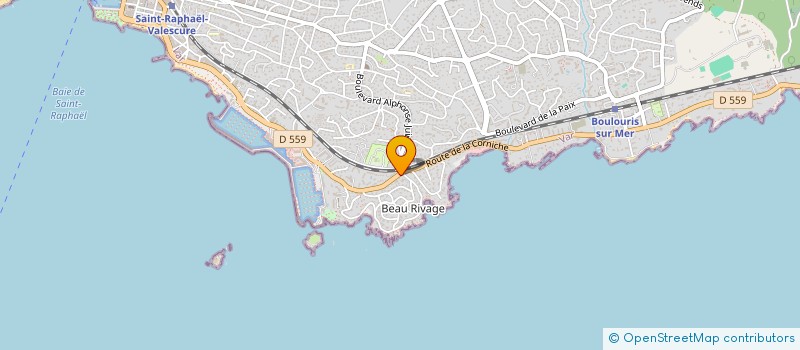 localisation de l'entreprise LF 682  SAINT-RAPHAEL