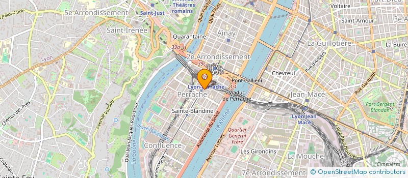 localisation de l'entreprise LF à LYON