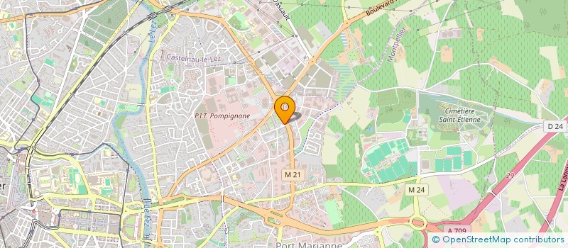 localisation de l'entreprise LF ACADEMY  SAINT-AUNES