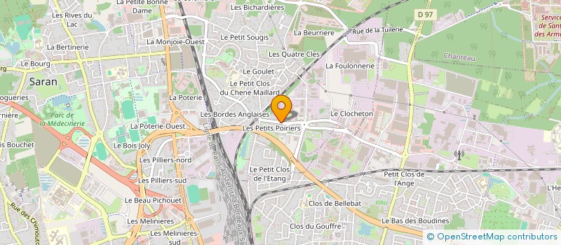 localisation de l'entreprise LF AUTO 45 à SARAN