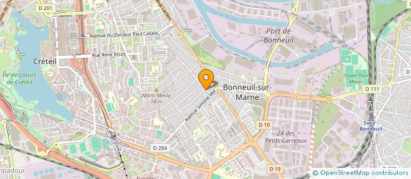 localisation de l'entreprise LF BAT  BONNEUIL-SUR-MARNE