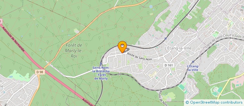 localisation de l'entreprise LF CAPITAL  L'ETANG-LA-VILLE