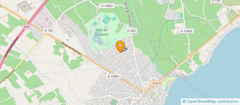 localisation de l'entreprise LF & CIE... à MEZE