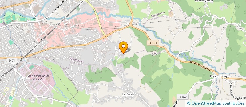 localisation de l'entreprise LF CO&FI  MALEMORT