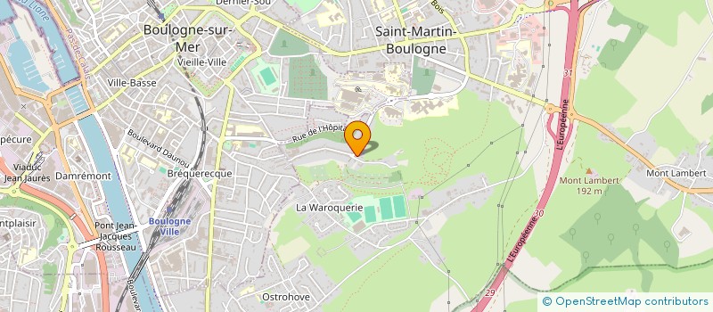 localisation de l'entreprise LF CONSEIL à SAINT-MARTIN-BOULOGNE