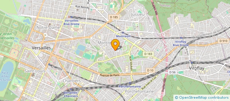 localisation de l'entreprise LF CONSEIL à VERSAILLES