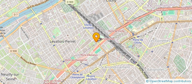 localisation de l'entreprise LF CONSEIL ET ASSOCIES à LEVALLOIS-PERRET