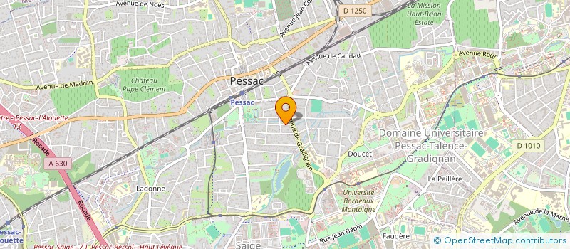 localisation de l'entreprise LF CONSEILS à PESSAC
