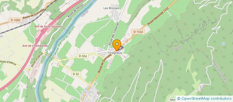 localisation de l'entreprise LF CONSULT  IZERON