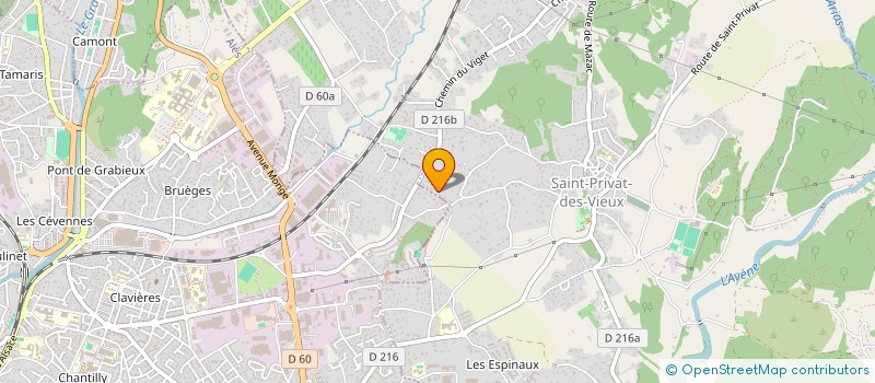 localisation de l'entreprise LF CONSULTING  SAINT-PRIVAT-DES-VIEUX