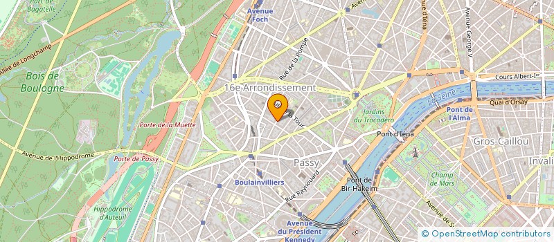 localisation de l'entreprise LF CORP  PARIS