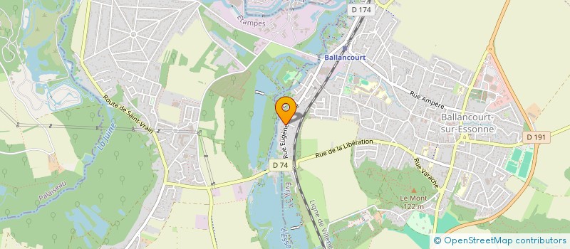 localisation de l'entreprise LF  CREATIF STUDIO  BALLANCOURT-SUR-ESSONNE