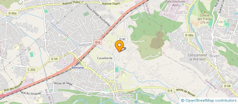 localisation de l'entreprise LF DEV  SIMIANE-COLLONGUE