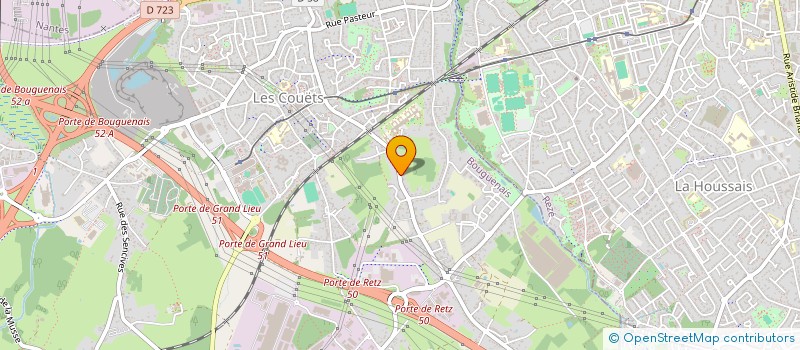 localisation de l'entreprise LF DEVELOPPEMENT à REZE