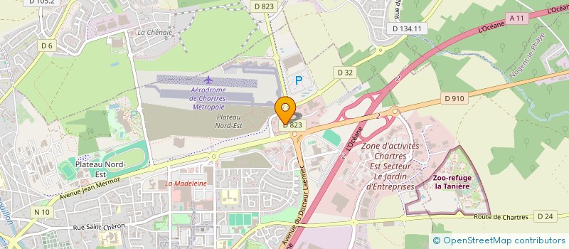 localisation de l'entreprise LF DEVELOPPEMENT à CHARTRES