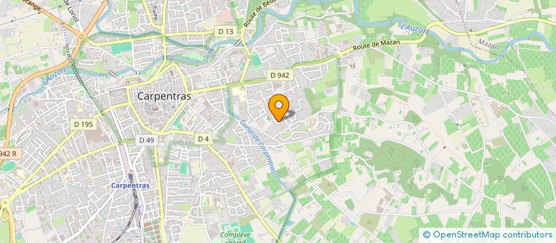 localisation de l'entreprise LF DIET à CARPENTRAS