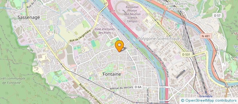 localisation de l'entreprise LF DISTRIBUTION  VEUREY-VOROIZE