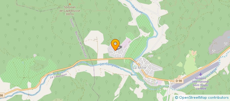 localisation de l'entreprise LF ELECTRICITE  LA MOLE