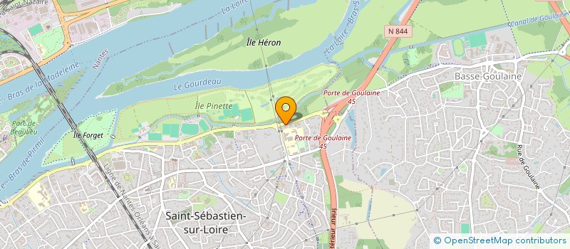 localisation de l'entreprise LF ETANCHEITE à SAINT-SEBASTIEN-SUR-LOIRE
