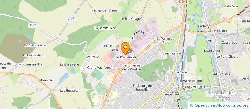 localisation de l'entreprise LF GROUPE à LOCHES
