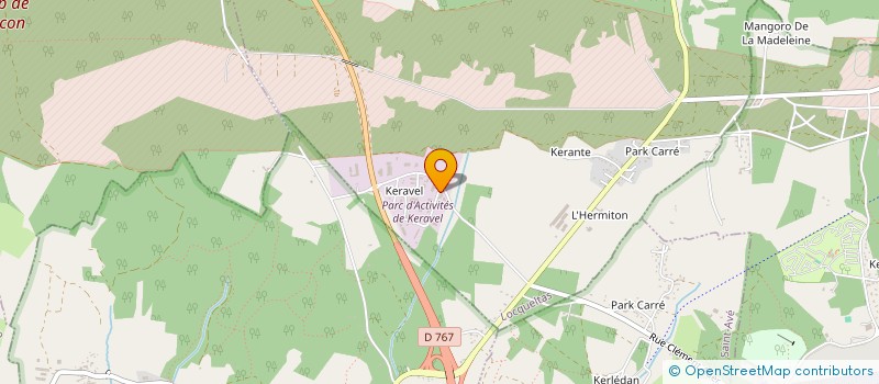 localisation de l'entreprise LF HOLDING CORPORATE  LOCQUELTAS