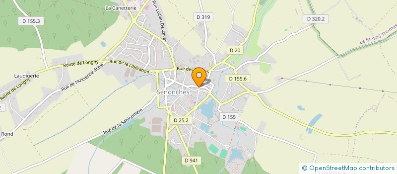 localisation de l'entreprise LF HORIZON IMMOBILIER à SENONCHES