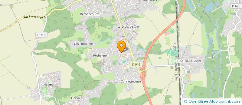 localisation de l'entreprise LF IMMO  BREUIL LE VERT