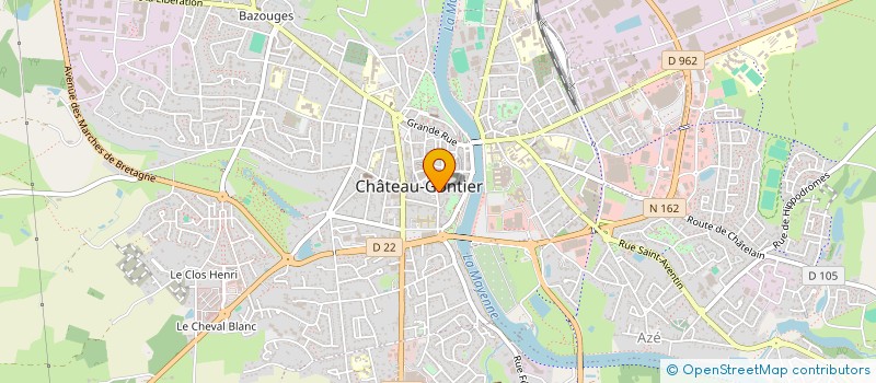 localisation de l'entreprise LF IMMO  CHATEAU-GONTIER-SUR-MAYENNE