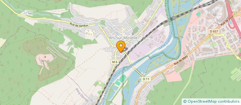 localisation de l'entreprise LF IMMOBILIER  ANCY-DORNOT