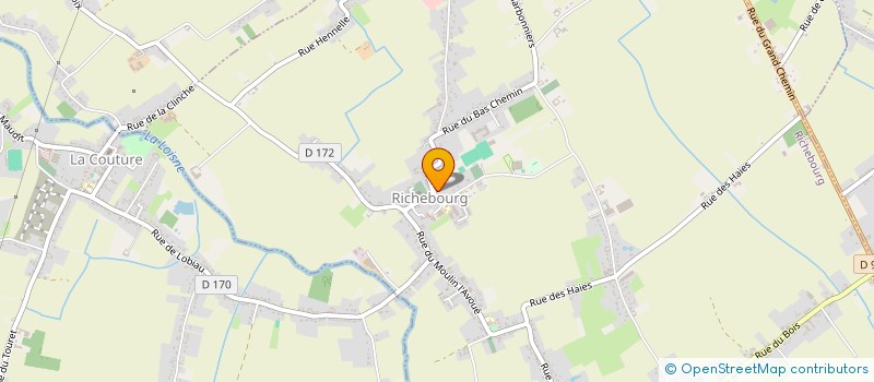 localisation de l'entreprise LF INSTALLATION  RICHEBOURG