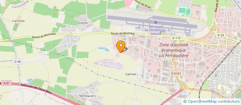 localisation de l'entreprise LF INVEST  CARCASSONNE