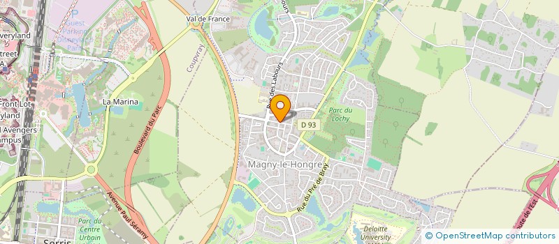 localisation de l'entreprise LF INVEST IMMO  MAGNY-LE-HONGRE