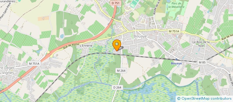 localisation de l'entreprise LF INVESTISSEMENT  BOUAYE