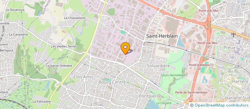 localisation de l'entreprise LF INVESTISSEMENTS à SAINT-HERBLAIN