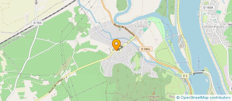 localisation de l'entreprise LF LAURENT FABREGUE  COMPS