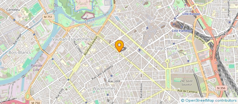 localisation de l'entreprise LF MARKETING à LILLE