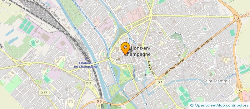 localisation de l'entreprise LF MARNE à CHALONS-EN-CHAMPAGNE
