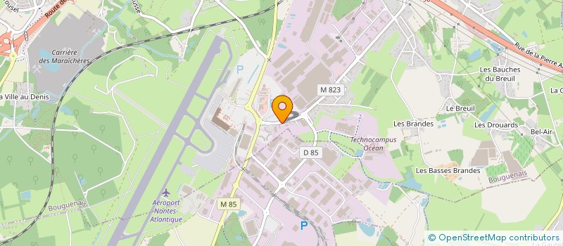 localisation de l'entreprise LF MEAUX à BOUGUENAIS