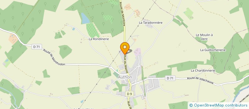 localisation de l'entreprise LF METAL CREATION  AUTHON