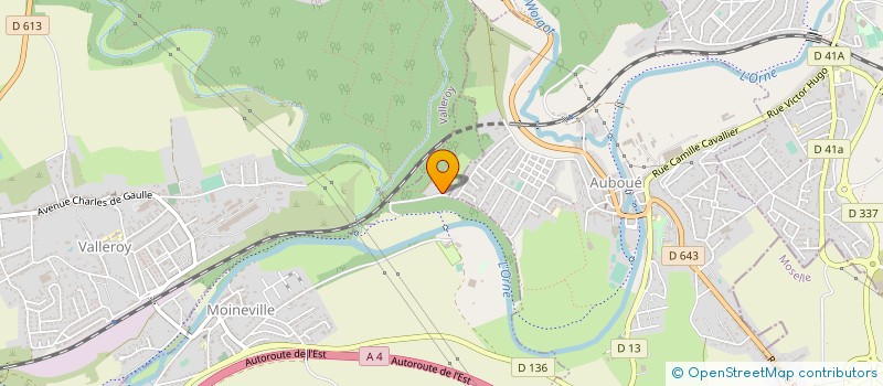 localisation de l'entreprise LF - MULTISERVICES à MOINEVILLE