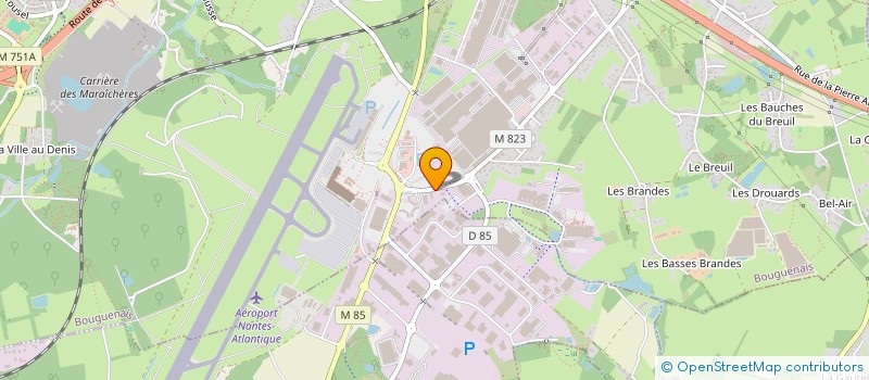 localisation de l'entreprise LF NIMES à BOUGUENAIS