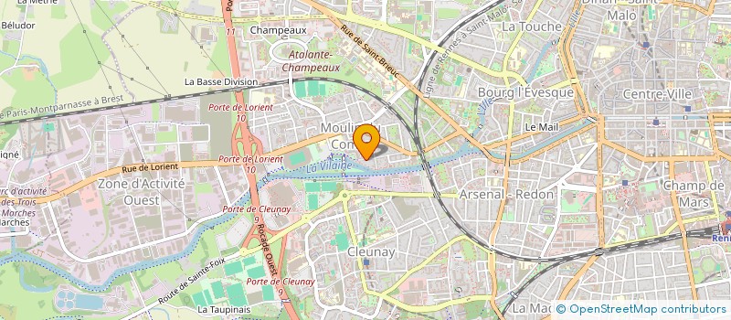 localisation de l'entreprise LF PATRIMOINE  RENNES