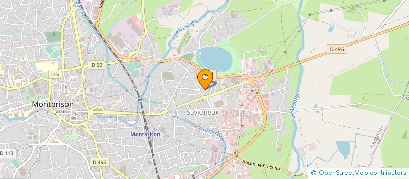 localisation de l'entreprise LF PLOMBERIE CHAUFFAGE à SAVIGNEUX