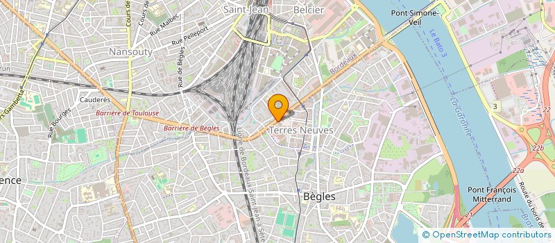 localisation de l'entreprise LF PRO SERVICES à BEGLES