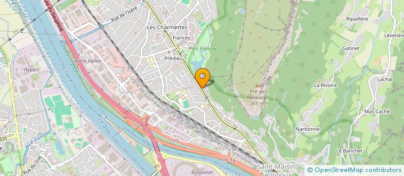 localisation de l'entreprise LF RENOV'  SAINT-MARTIN-LE-VINOUX