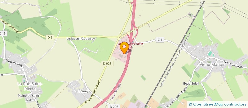 localisation de l'entreprise LF ROUEN  LA RUE-SAINT-PIERRE