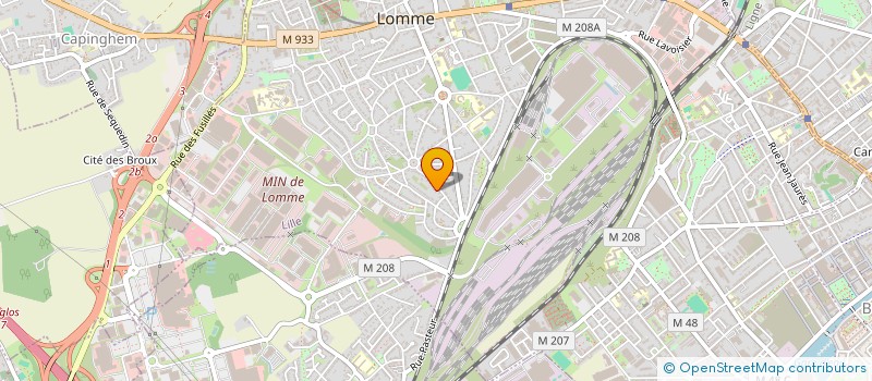 localisation de l'entreprise LF STONE  LILLE