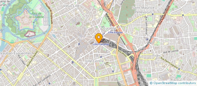 localisation de l'entreprise LF1 à LILLE
